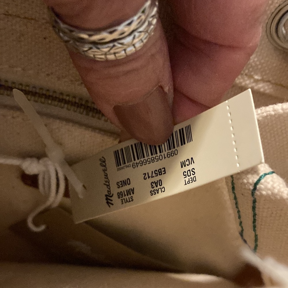 Small Madewell Canvas Bag Drawstring - image 4